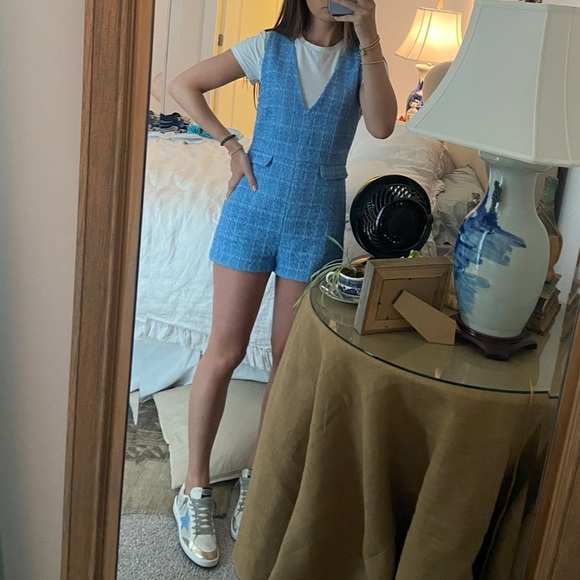Zara Tweed Romper - Picture 7 of 8
